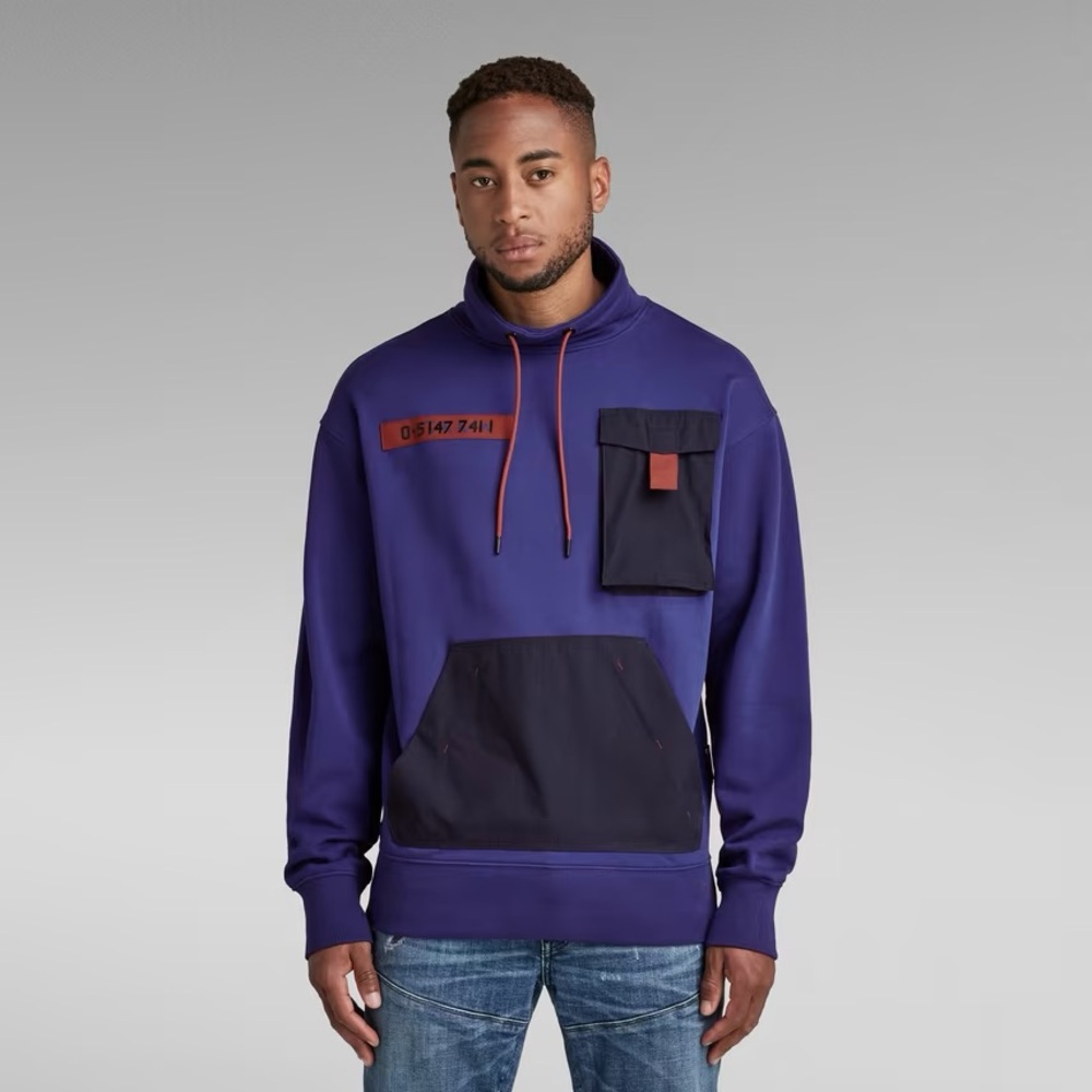 G-Star Cargo Mock Sweater.